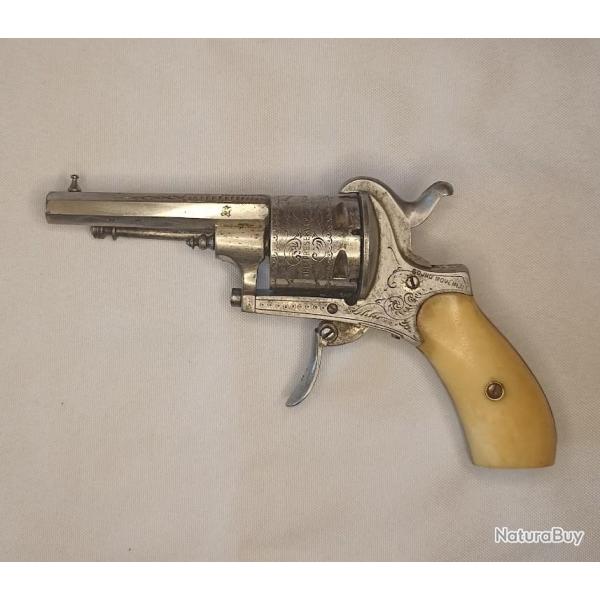 R�volver type Lefaucheux export USA 1885 XIX�me