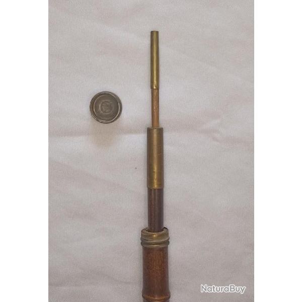 Rare canne bambou syst�me canne � p�che XIX�me