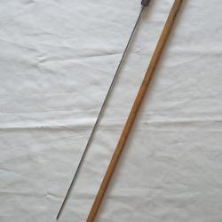 Canne &eacute;p&eacute;e de d&eacute;fense d&eacute;but 1900