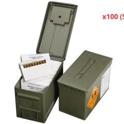 MUNITIONS SAKO CALIBRE 300 AAC BLACKOUT FMJ - TRAINING 123gr - 8.8g x100 