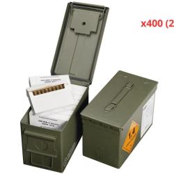 MUNITIONS SAKO CALIBRE 300 AAC BLACKOUT FMJ - TRAINING 123gr - 8.8g x400 
