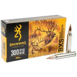 Munitions BROWNING cal.300 win mag bxs 180gr 11.66g par 20