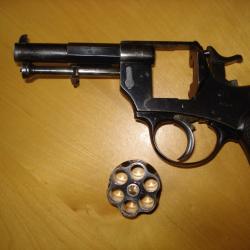 REVOLVER R&Eacute;GLEMENTAIRE D'OFFICIER CHAMELOT DELVIGNE MODELE MAS 1874 ST &Eacute;TIENNE 1876 CALIBRE 11MM 73