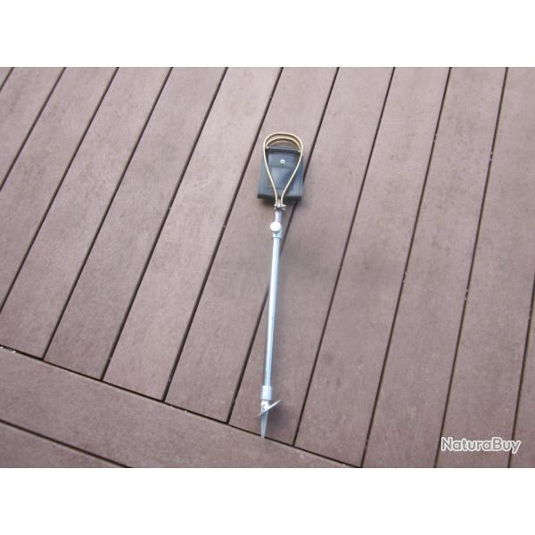 SIEGE DE CHASSE VINTAGE POIGNEES LAITON