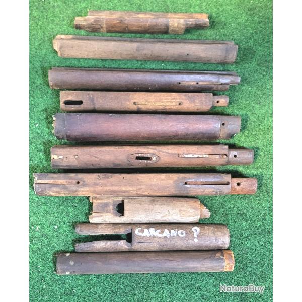 Lot de bois pour entures crosse