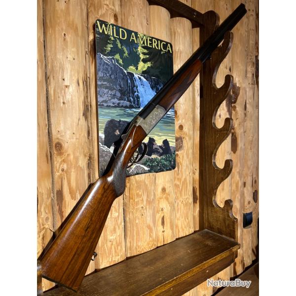 ENCHERES 1� - FUSIL SUPERPOSE J. GAUCHER 12/70 - 70CM