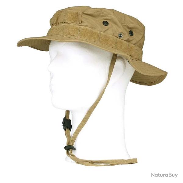 Chapeau de brousse militaire Le Baroudeur camouflage coyote tactique