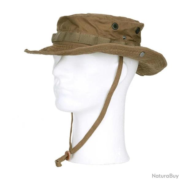 Chapeau de brousse militaire souple avec fil m�moire Coyote