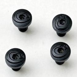 Jeux de 4 visses pour plaquette colt 1911 (M&eacute;tal noir 2)