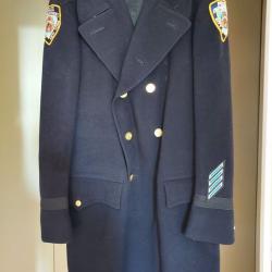Manteau c&eacute;r&eacute;monie r&eacute;glementaire Officier NYDP
