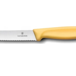 Victorinox Swiss Classic 6.7838.E120 - Couteau tomate 11 cm - Couleur lueur citronn&eacute;e