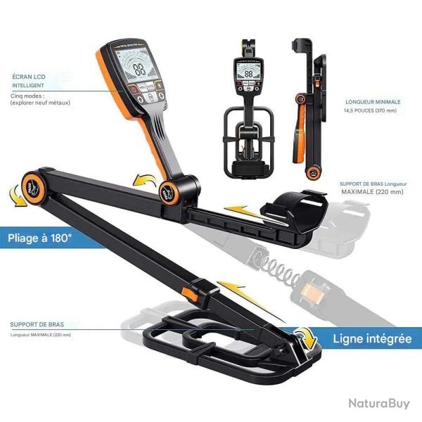 D�tecteur M�taux TX640 Digital Cible *Ench�re* Profondeur Pliable Outdoor