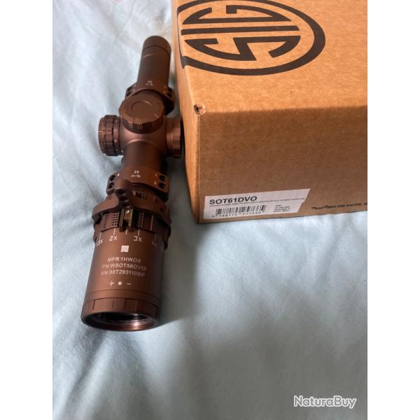 Sig Sauer TANGO6T 1-6X24 30mm FFP Illuminated R�ticule Couleur Tan