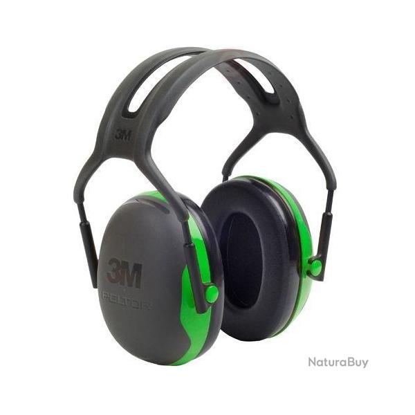Casque 3M Peltor x1 Noir et Vert