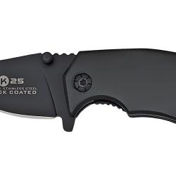 Couteau pliant Tactique K25 Mini I noir 5,30 cm