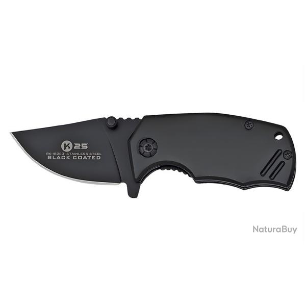Couteau pliant Tactique K25 Mini I noir 5,30 cm
