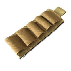 Cartouchi&egrave;re - Beige - Velcro - 5 Cartouches - Calibre 12/20