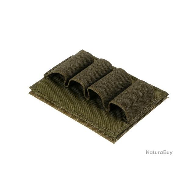Cartouchi�re - Kaki - Velcro - 4 Cartouches - Calibre 12/20
