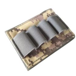 Cartouchi&egrave;re - Pixel Gris - Velcro - 4 Cartouches - Calibre 12/20