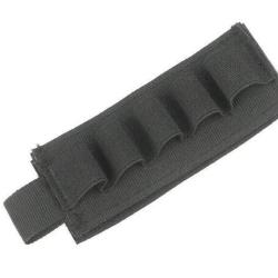Cartouchi&egrave;re - Noir - Velcro - 5 Cartouches - Calibre 12/20 - Livraison gratuite
