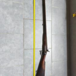 Fusil &agrave; chiens &agrave; poudre de marque Rigaud