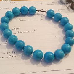 Collier en perle de turquoise rare