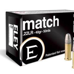 Cartouches Eley Match cal. 22 LR