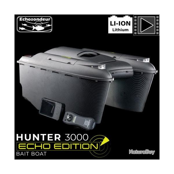 Bateau Amorceur RidgeMonkey Hunter 3000 Echo