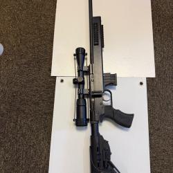 CARABINE LINEAIRE ISSC SPA TACTICAL CAL 22LR + LUNETTE