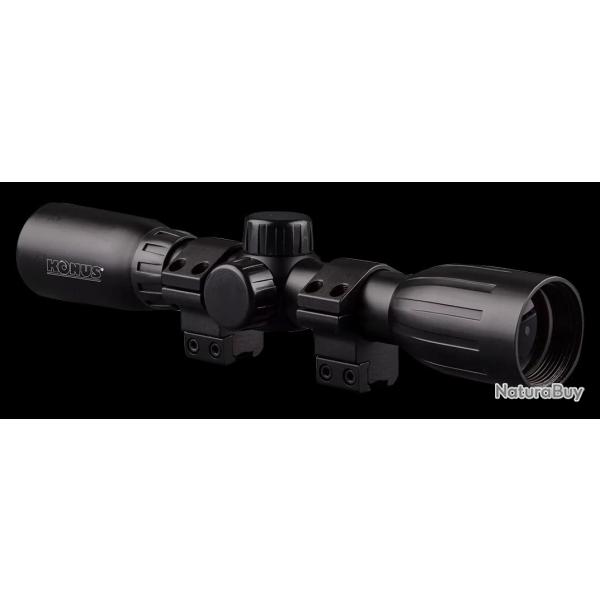 Lunette Konus KONUSFIRE 4x32 + colliers R.11mm