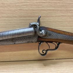 Fusil &agrave; Broches Cat D Calibre 12 Fabrication Belge Canons Damas &agrave; 1� sans prix de r&eacute;serve !