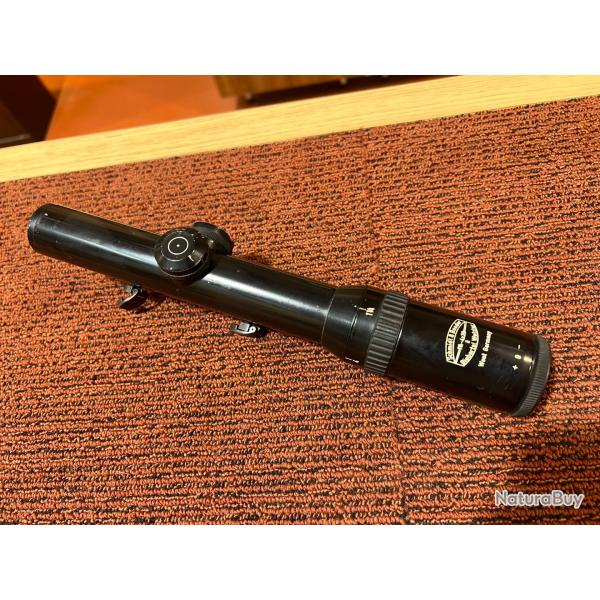 LUNETTE DE BATTUE SCHMIDT & BENDER 1.25-4X20 + MONTAGE BLASER A RAIL - OCCASION