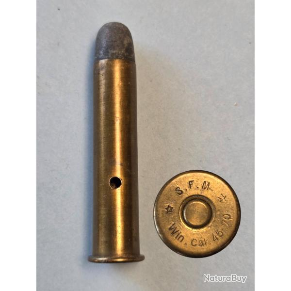 Une SFM Winchester 45/70 SFM de presentation vide et amorce neutre , en  D