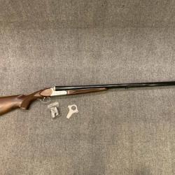 Fusil juxtapos&eacute; calibre 12/76 mono d&eacute;tente &eacute;prouv&eacute; bille d'acier