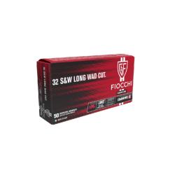 FIOCCHI 32 S&W Long Wad Cut LWC 100gr X50