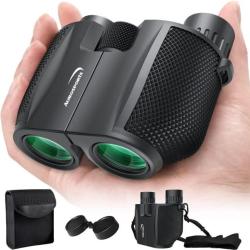 Jumelles 10x25 Compactes Puissantes  Prisme BAK4 Prime Lentille FMC &Eacute;tanches Vision Faible Lumi&egrave;re