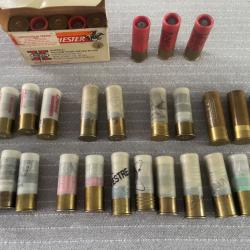 Cartouches &agrave; balles calibre 12