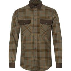 Chemise Banff Shirt Grape Leaf Terracotta Check Seeland