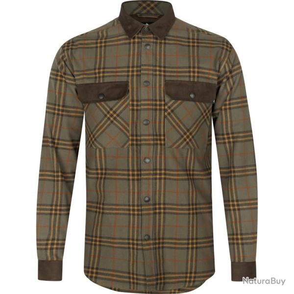 Chemise Banff Shirt Grape Leaf Terracotta Check Seeland