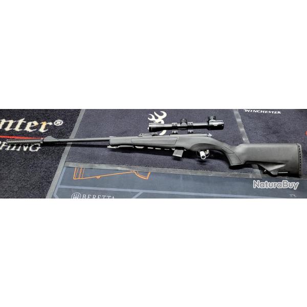 Carabine Hatsan C/22LR - Synth�tique Filet�e+lunette+silencieux+2 chargeurs en Pack