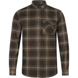 Chemise Glen Flannel Shirt Pine green check Seeland