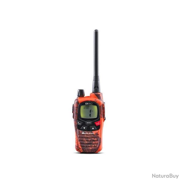 Talkie Walkie G9 Pro + Oreillette Midland Noir