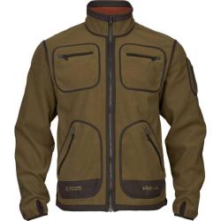 Veste Polaire Kamko Dark olive Arabian spice reversible Harkila