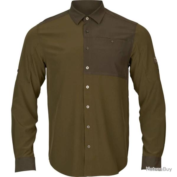 Chemise Logmar Lightweight L/S Dark olive/Willow green L