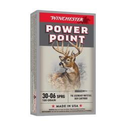 Cartouches Winchester 30-06 Power Point 180 gains Bte de 20