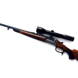 Carabine Winkler Kipplauf:7X65R + lunette Zeiss 1,5-6x42 ret.4 d'occasion