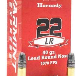 Cartouches Hornady 22lr 40gr LRN