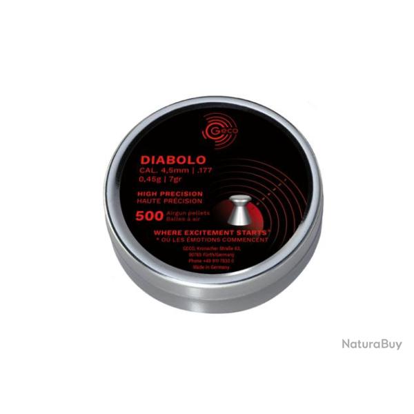 Plomb 4,5mm Diabolo Geco 0,45g Bte 500