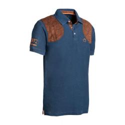 Polo Hubert Club Interchasse Bleu