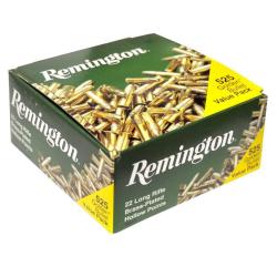 Cartouches Remington C/22lr 22 Golden Bullet 36 grains ogive t&ecirc;te creuse cuivr&eacute;e - boite de 525